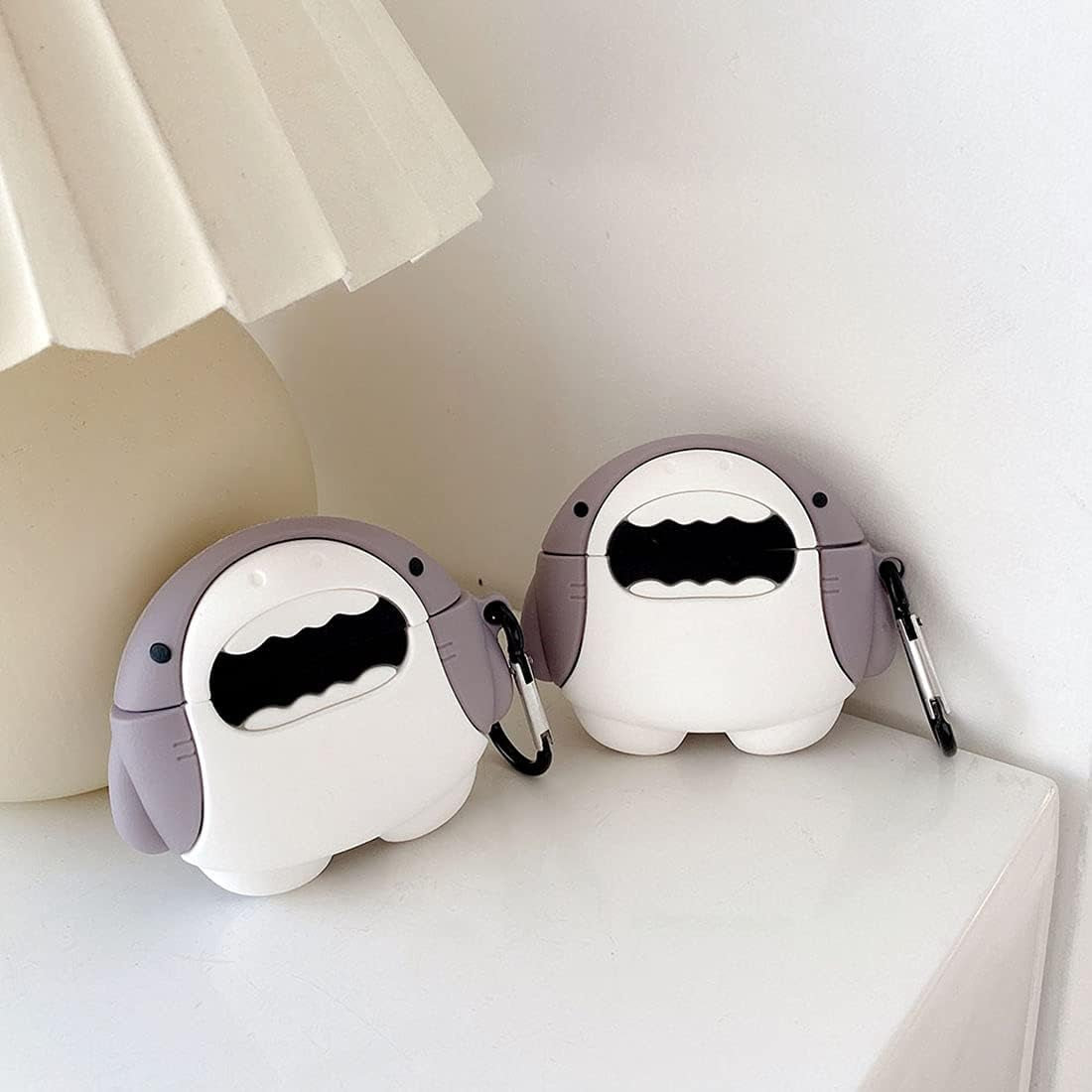 Xbs-Better Compatible with Sony WF-1000XM4 Case, Shark Case for 2021 Earbuds Men Kids Teens Boys Soft Silicone Keychain Accessories  XBS-Better   