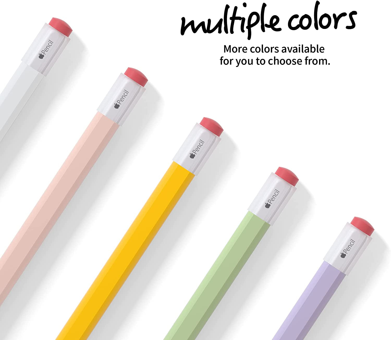 ELETIUO Silicone Case for Apple Pencil 2Nd Generaion Cover,Protective Holder Grip Sleeve with Cap Accessories Compatible for Ipad Pro 11 12.9 Inch,Yellow  Litumfen   