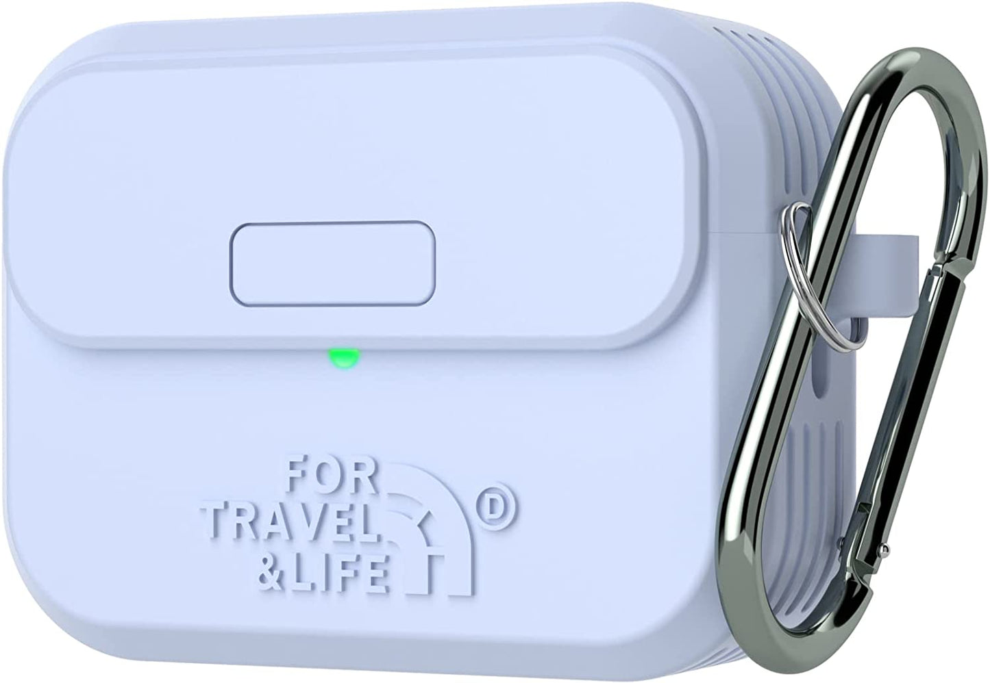 Airpods Pro 2Nd/1St Generation Case Cover,Secure Lock Full Protective Silicone Skin Accessories for Women Men with Apple Airpods Pro 2022/2019 Charging Case,Design by Doboli,Matcha Green  Doboli Sky Blue  