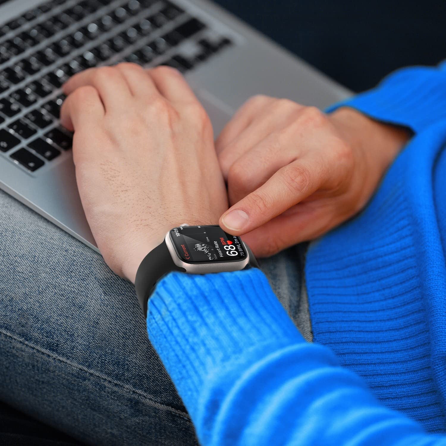 Enjoyselfhub 14Pack Bands Compatible with Apple Watch Band 41Mm 40Mm 38Mm 49Mm 45Mm 44Mm 42Mm, Sport Soft Waterproof Silicone Straps for Iwatch Apple Watch Series 8 7 6 5 4 3 2 1 SE Ultra Women Men  enjoyselfhub   