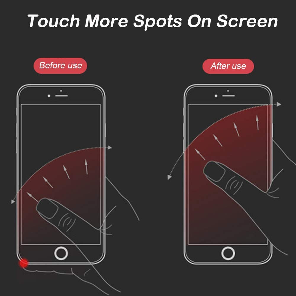 3 Packs Skull Shape Phone Ring Holder in 3 Colors, Dakuan 180° Adjustable Metal Stand Finger Grip Kickstand (Black, White, Red)  DaKuan   