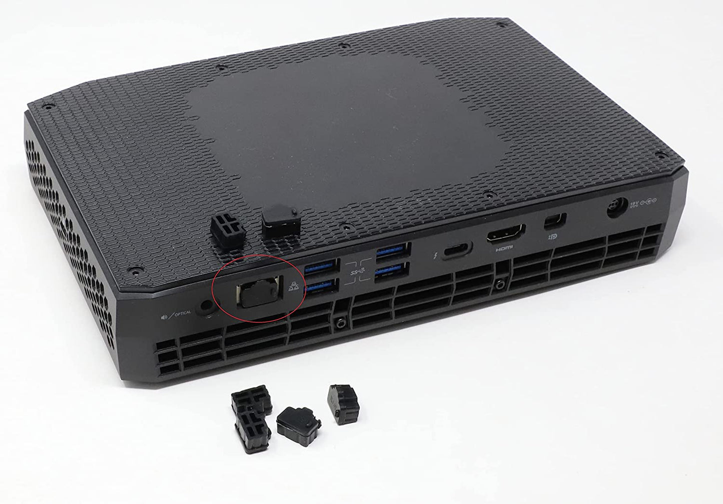 Iexcell 25 Pcs Black Ethernet Hub Port RJ45 anti Dust Cover Cap Protector Plug  iExcell   