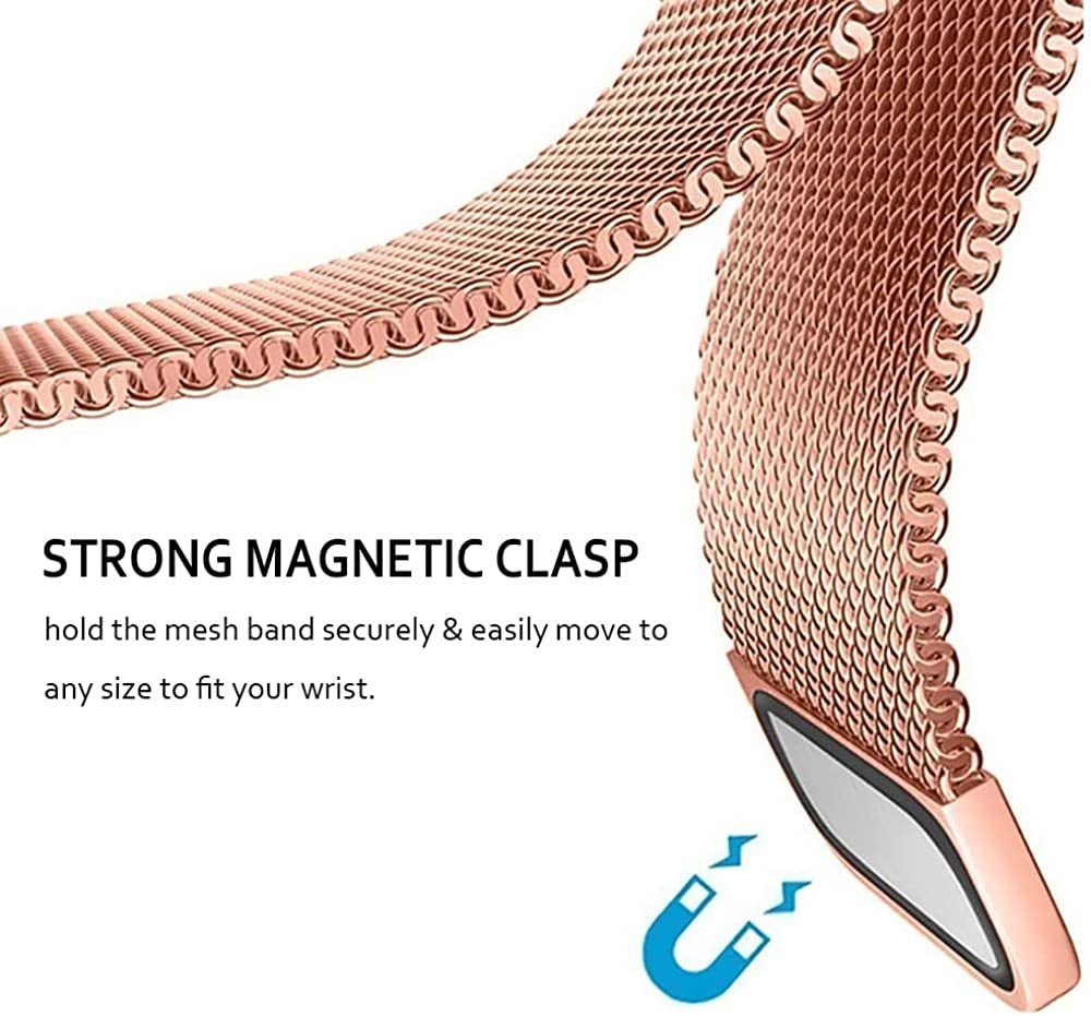 20Mm Quick Release Watch Band Metal Strap for Samsung Galaxy Watch 5 4 3 40Mm 41Mm 42Mm 44Mm 45Mm 46Mm Magnetic Mesh Watch Band for Amazfit Bip U Pro/Gts for Galaxy Watch Active/Active 2 40Mm 44Mm  DMVEIMAL   