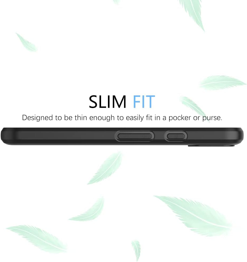 Puxicu Case for Google Pixel 4A 5G, Slim Design Matte Soft TPU Protective Cover - Black  Puxicu   