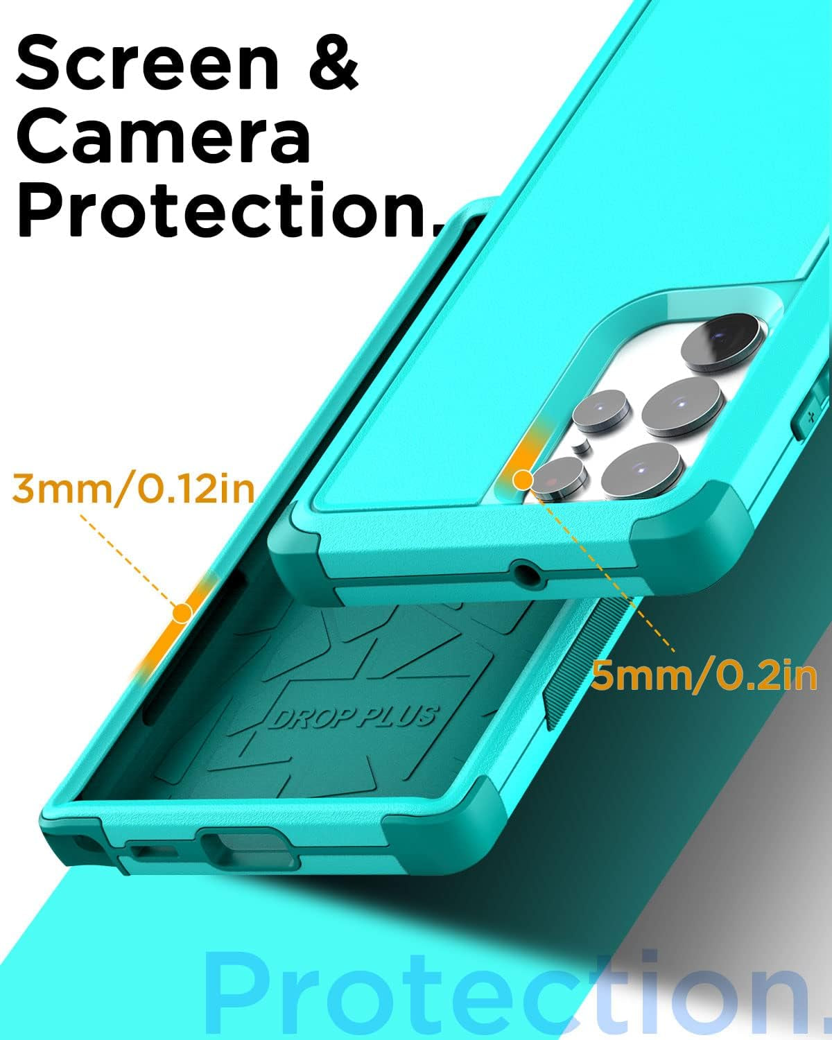 Aicase for Galaxy S22 Ultra Case,Heavy Duty 3-Layer Rugged Pocket-Friendly Phone Case,Durable Military Grade Protection Shockproof/Drop Proof/Dust-Proof Protective Cover for Samsung S22 Ultra 6.8“  AICase   