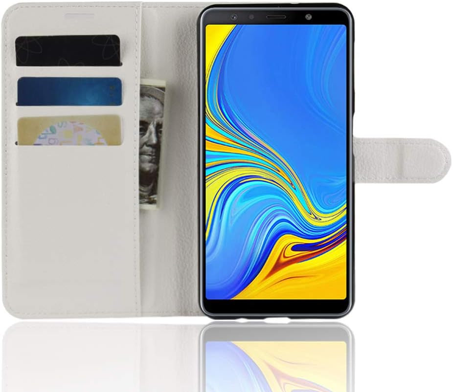 LG V40 Thinq Case, LG V40 Case CJ Sunshine Stand Feature Flip Wallet Cover/With Credit Card Slots/Magnetic Closure Cover, for LG V40 Thinq/Lg V40 Phone Protective Case(Green)  CJ Sunshine White For Lg V40 Thinq/ Lg V40 