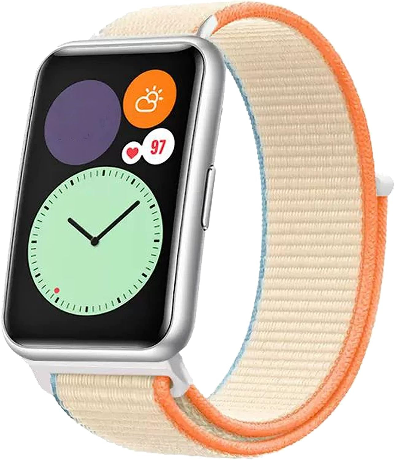Sport Loop Band Compatible with Apple Watch Band 49Mm 45Mm 44Mm 42Mm 41Mm 40Mm 38Mm Men Women, Braided Stretchy Nylon Loop Bands for Apple Watch Ultra Iwatch Series 8 7 SE 6 5 4 3 2 1  KIUFWARS Cream 38mm/40mm/41mm 