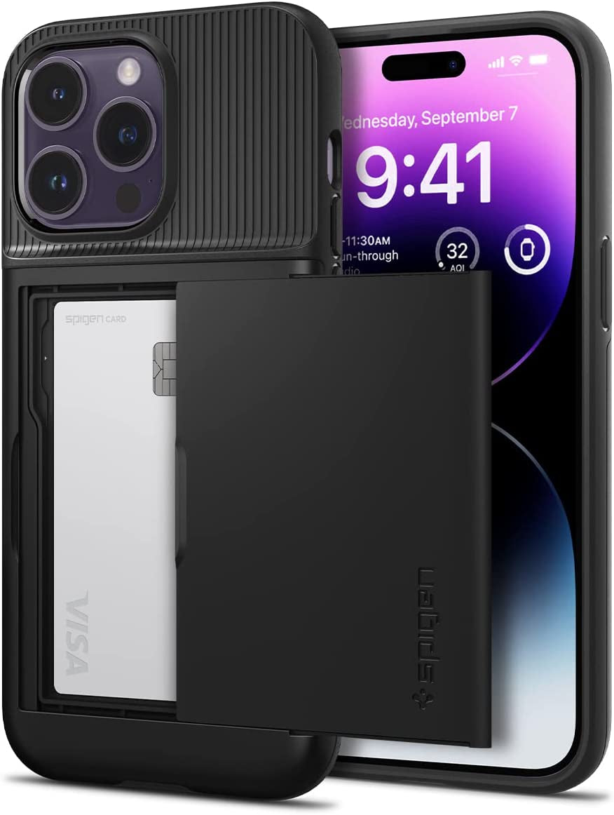 Spigen Slim Armor CS Designed for Iphone 14 Pro Max Case (2022) - Metal Slate  Spigen Black  