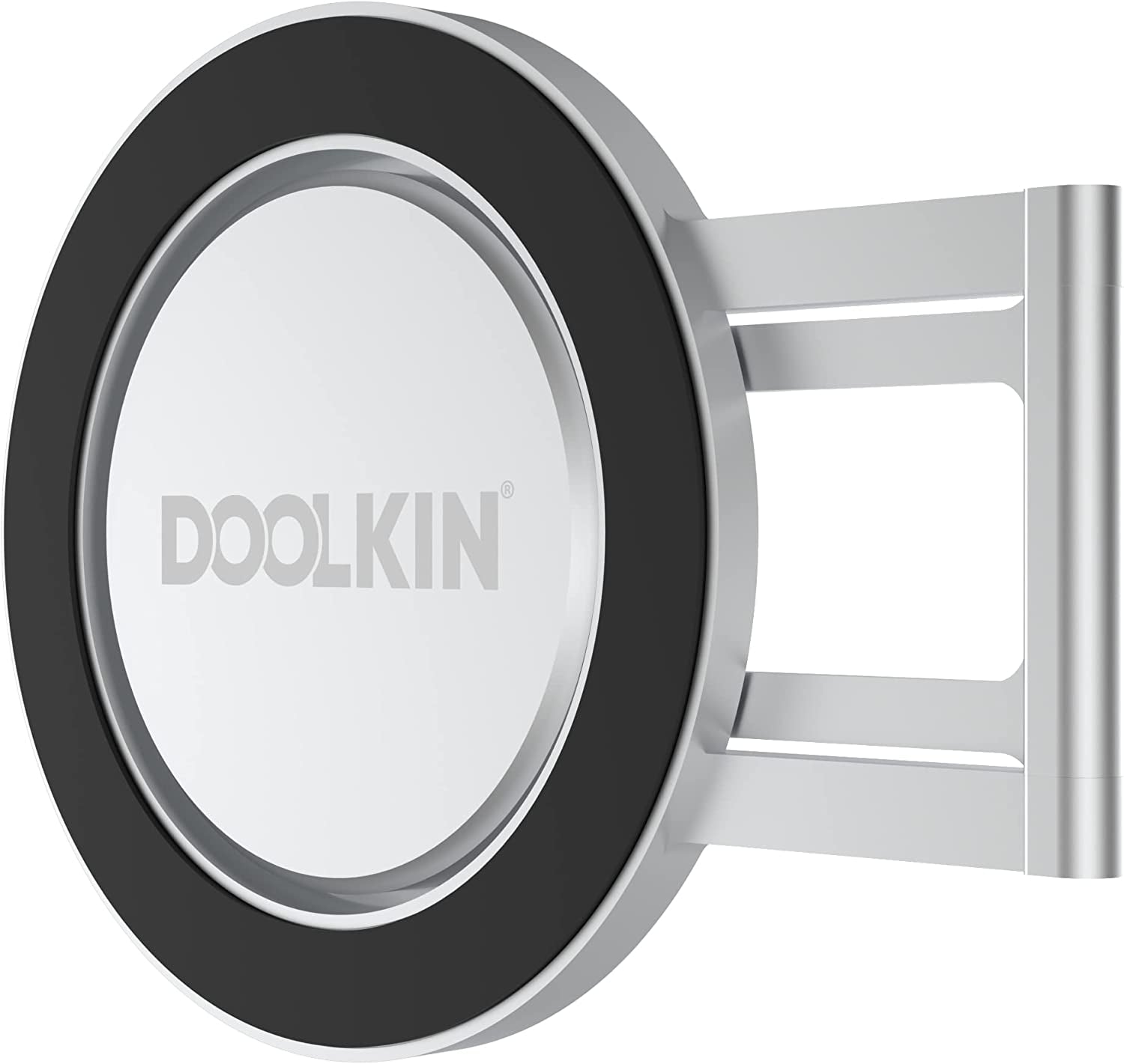 Doolkin® Pro Mount, Phone Holder for Laptop and Car, Cell Phone Magnetic Holder, Universal Adjustable Phone Mount Stand, Foldable Laptop Side Mount Clip, Laptop Phone Mount Holder (Silver)  Doolkin   