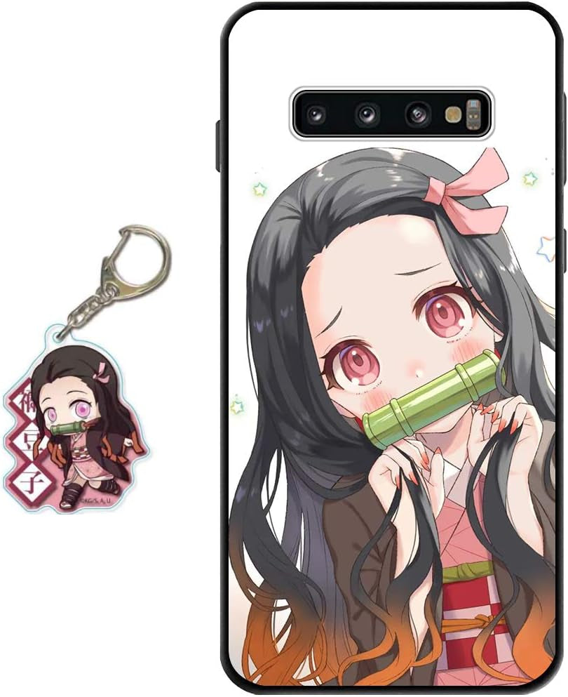 Staremeplz Compatible with Google Pixel 5 Case Anime Design [With Giyuu Figure Keychain], Soft Silicone TPU Animation Cool Phone Case for Google Pixel 5  Staremeplz Nezuko Google Pixel 7 