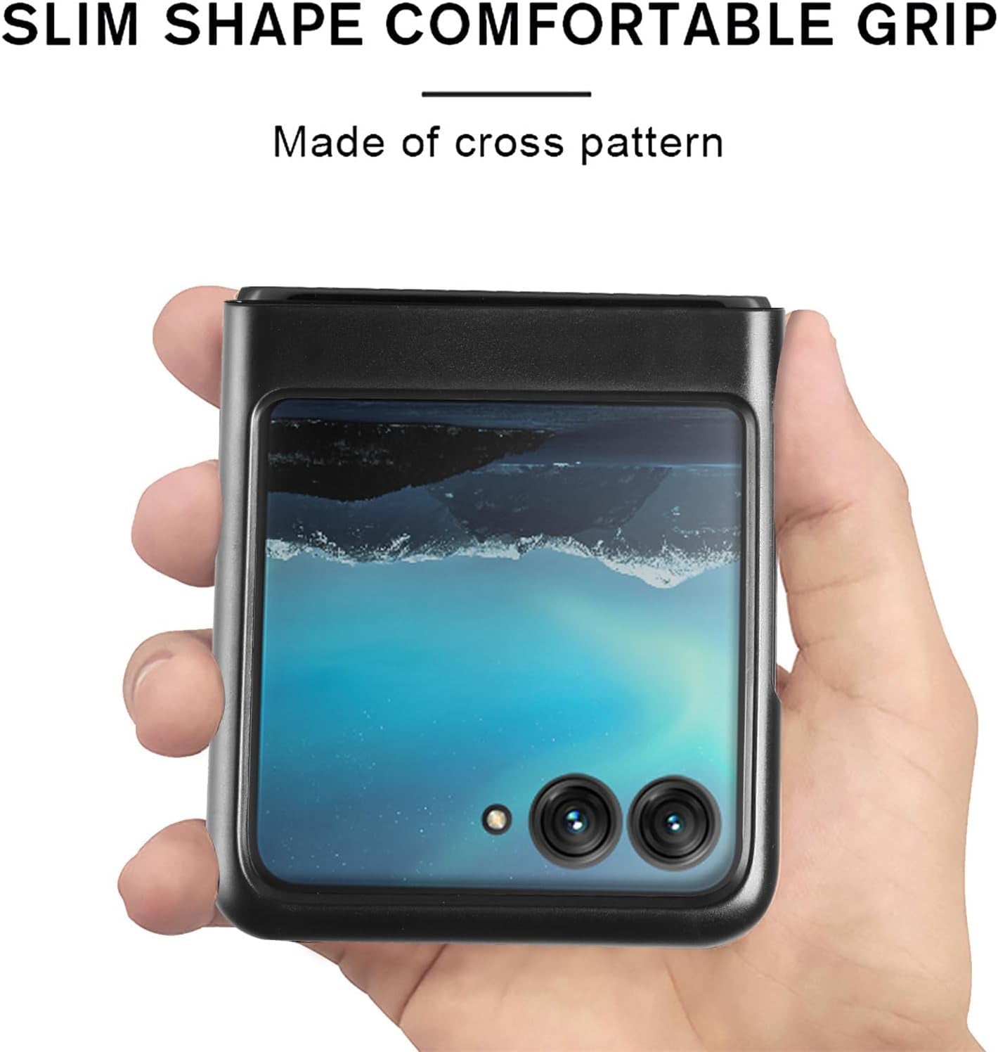 RAKKYO for Motorola Razr plus Case, Clear Cover with Bracelets Love Shape Mirror, Kawaii Woman Case for Motorola Razr 40Ultra (Moto Razr40Ulta)  RAKKYO   