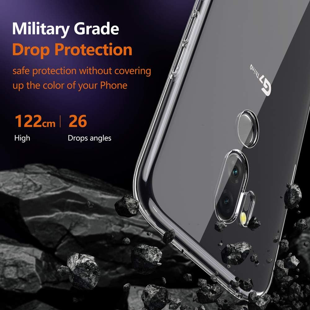 KEEPCA Clear Case for LG G7 Thinq,Slim Thin Soft Skin Silicone TPU Lightweight Gel Anti-Scratch Shockproof Protective Cases Cover for LG G7 Thinq,Crystal Clear  KEEPCA   