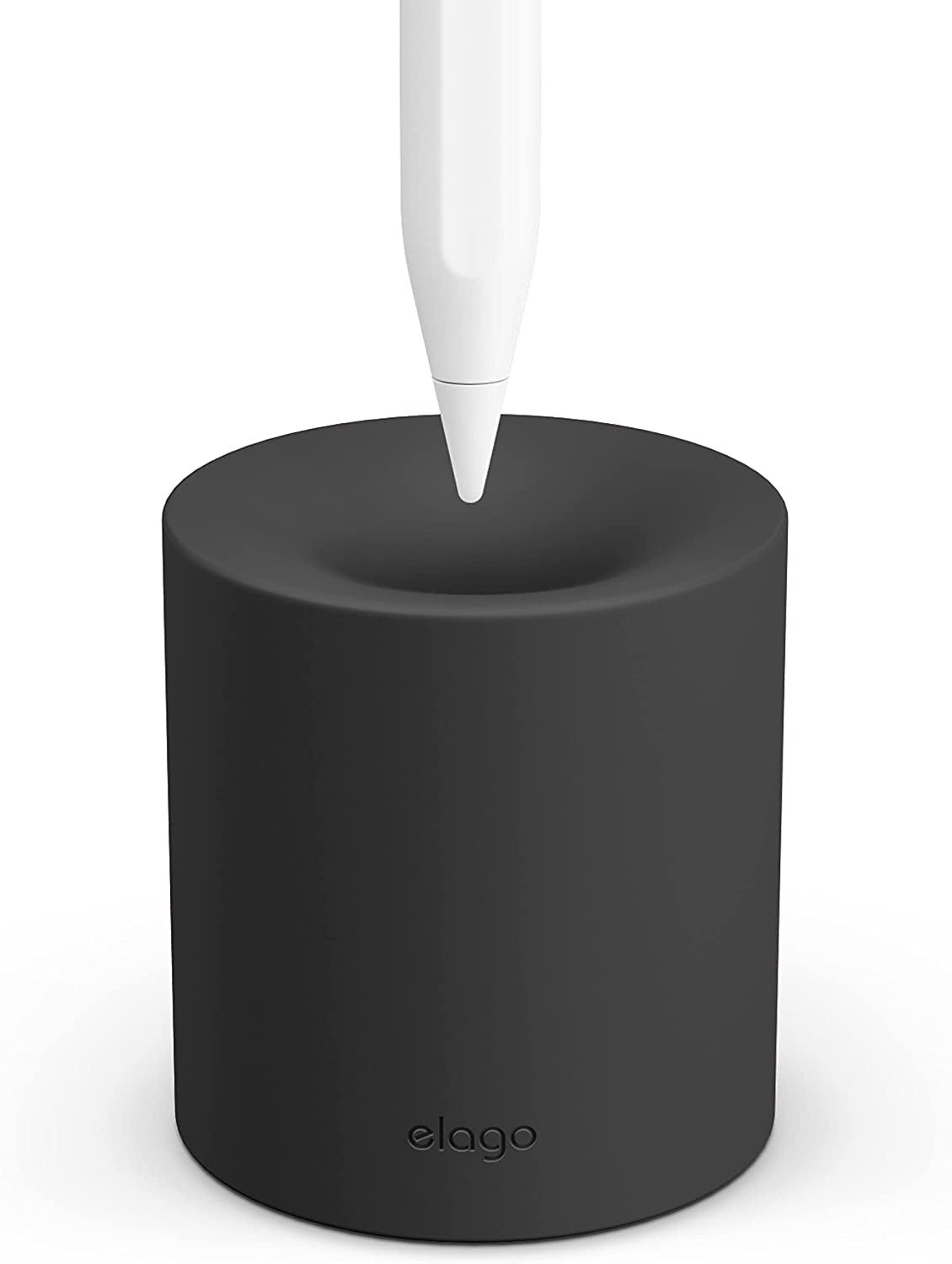 Elago Pencil Stand Compatible with Apple Pencil 1St, 2Nd Generation and Any Tablet Stylus with or without Pencil Case or Sleeve, Durable Silicone Stand, Desk Organization, Tip Protection [Black]  elago   