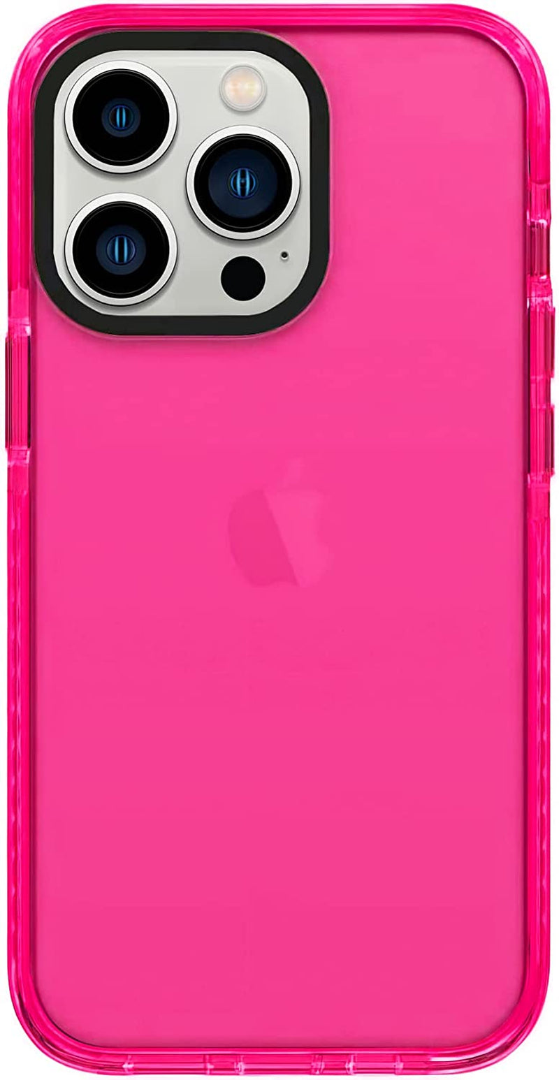 Neon Clear Iphone 14 Pro Max Case, Vibrant 80S Design, Camera Protector, Soft Silicone Shockproof - 6.7Inch  Simapu   