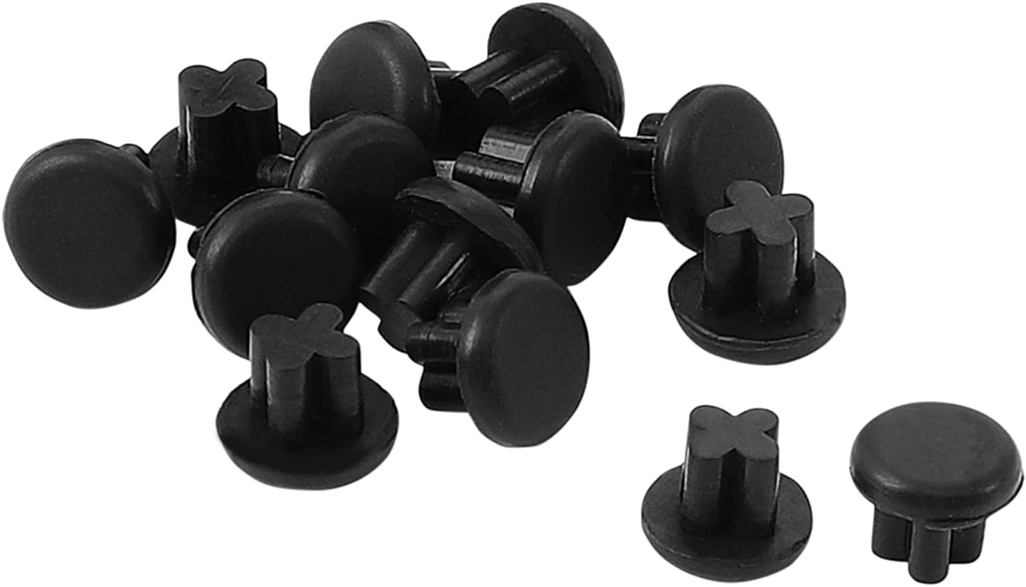 Uxcell Rubber Dust Plug, 3.5Mm Anti-Dust Headphone Jack Dust Plug Dust Cap for Mobile Phone Laptop Desktop Computer 15Pcs Black  uxcell   