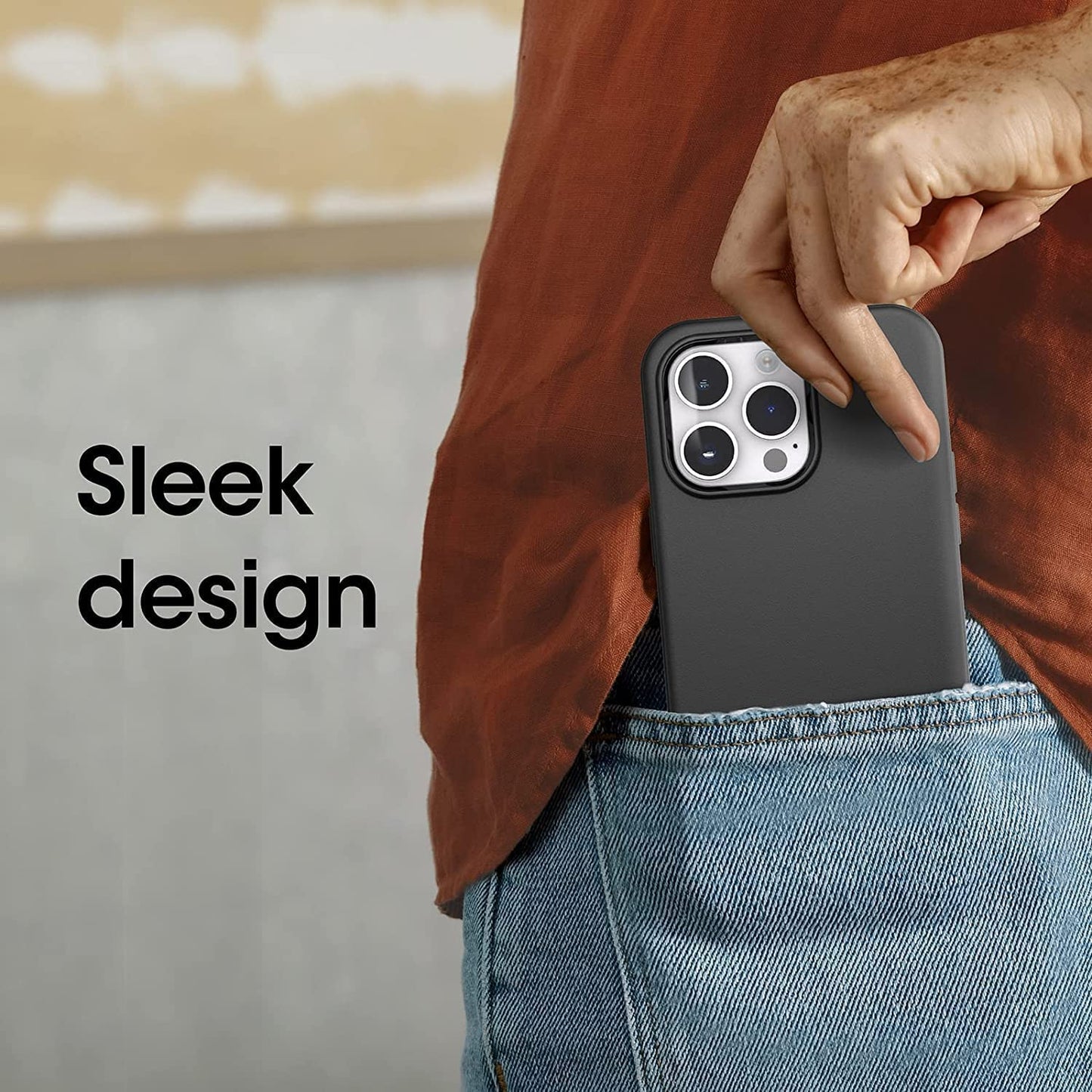 Otterbox Symmetry Series+ Antimicrobial Case with Magsafe for Iphone 14 & Iphone 13 (Only) - Non-Retail Packaging - Dark Night  OtterBox   