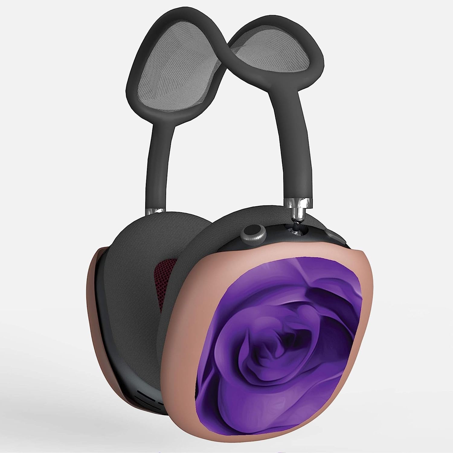 Pimpcase Compatible with Airpods Max Case Cover Headphone Flamingo  PimpCase Purple Rose  
