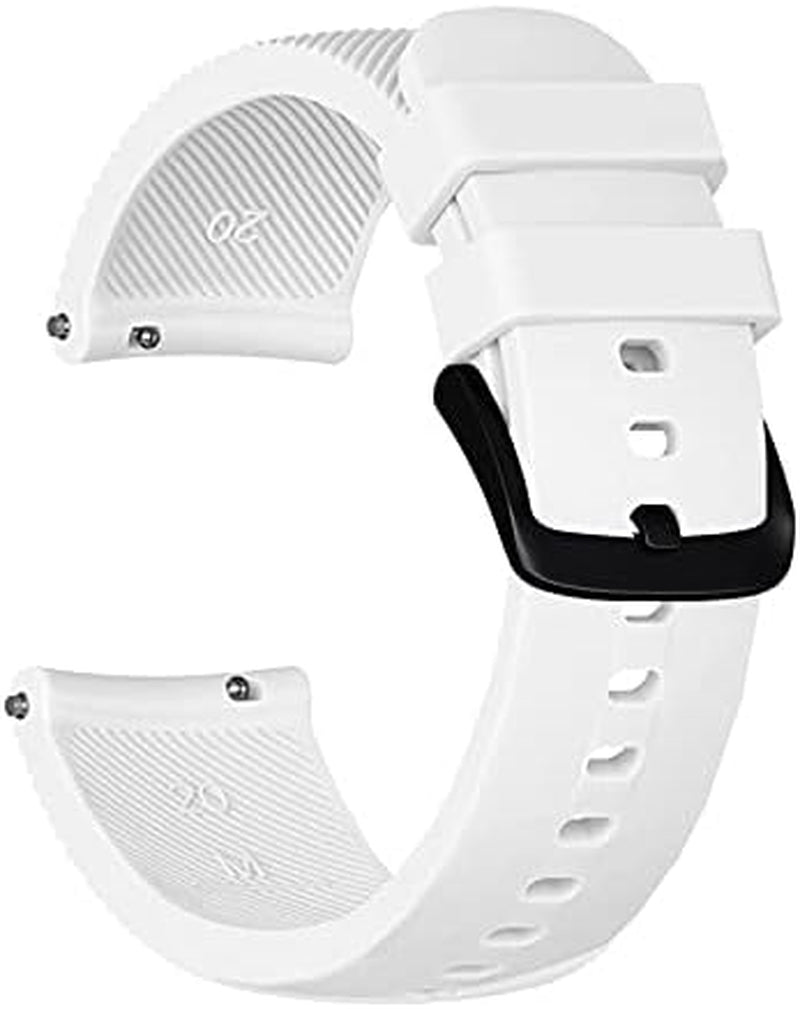 DZHTUS Soft Silicone Band for Garmin Vivoactive 3 Music Vivomove HR Smart Watch Sport Bracelet for Forerunner 245 645 Venu Wrist Strap  DZHTUS E 20mm 
