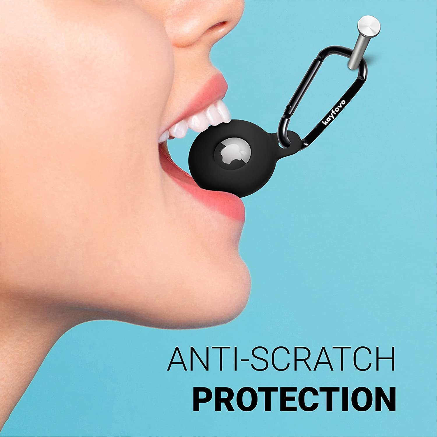 Airtag Holder, Airtag Case, Air Tag Holder, Airtag Accessories, Airtag Key Ring, Airtag Keychain, Silicone Airtag Case, 2 Pack – Grey, Black  toyshi   