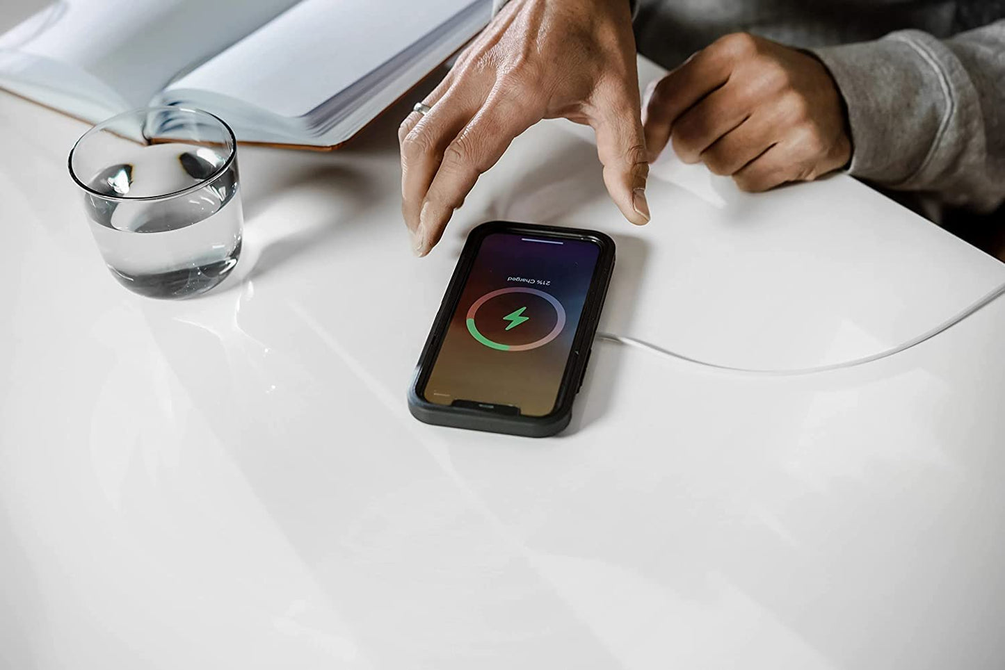 Otterbox Symmetry Series+ Antimicrobial Case with Magsafe for Iphone 14 & Iphone 13 (Only) - Non-Retail Packaging - Dark Night  OtterBox   