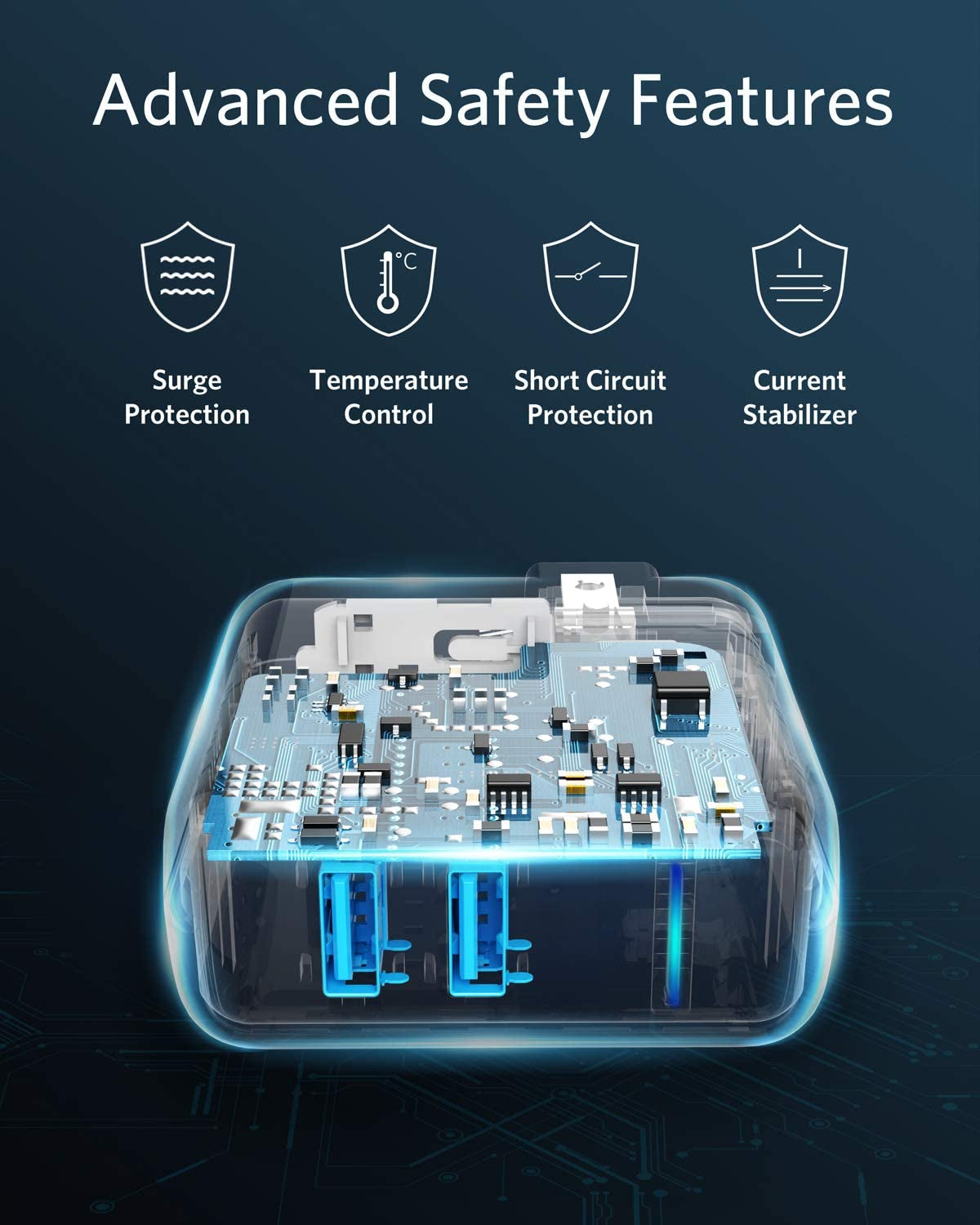 USB Charger, Anker Elite Dual Port 24W Wall Charger, Powerport 2 with Poweriq and Foldable Plug, for Iphone 11/Xs/Xs Max/Xr/X/8/7/6/Plus, Ipad Pro/Air 2/Mini 3/Mini 4, Samsung S4/S5, and More  Anker   