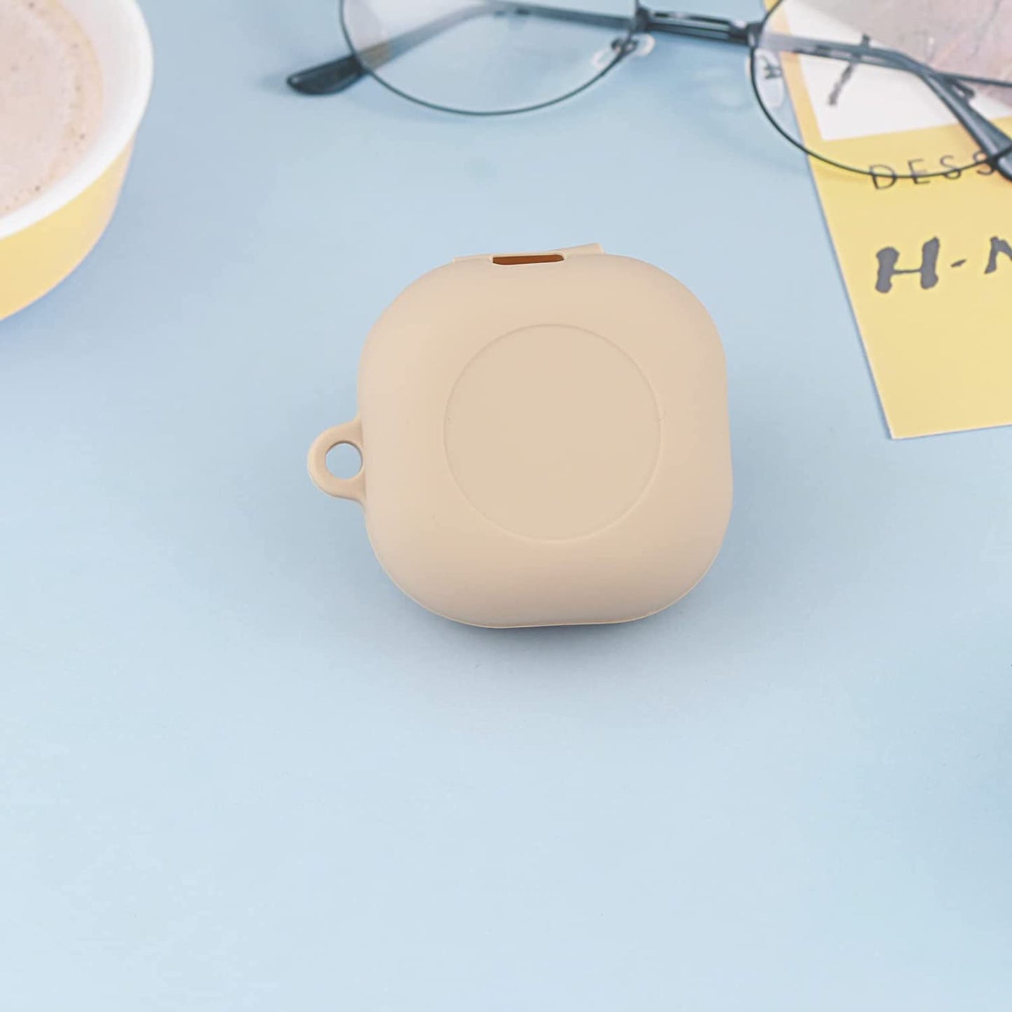 Wonhibo Cute Bear Case for Samsung Galaxy Buds 2 Pro/Galaxy Buds 2/ Galaxy Buds Pro/Galaxy Buds Live,Silicone Earbuds Cover with Keychain  Wonhibo headphone case   