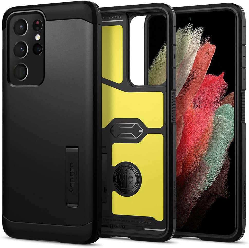 Spigen Tough Armor [Extreme Protection Tech] Designed for Galaxy S21 Ultra Case (2021) - Black  Spigen   