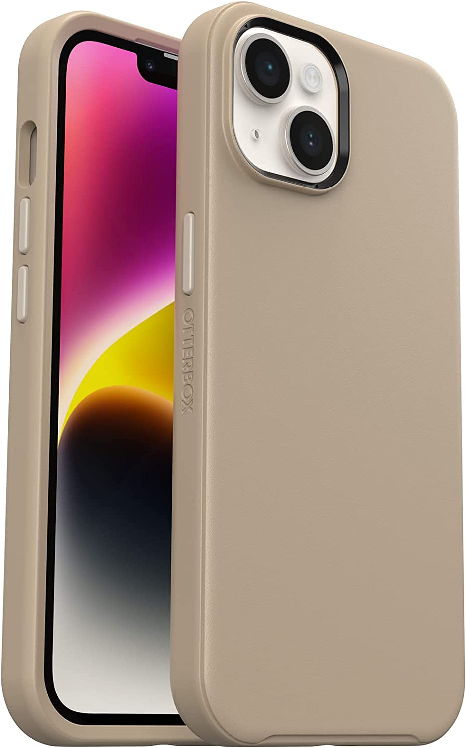 Otterbox Symmetry Series+ Clear Case with Magsafe for Iphone 14 & Iphone 13 - Ariel Waves  OtterBox Brown  