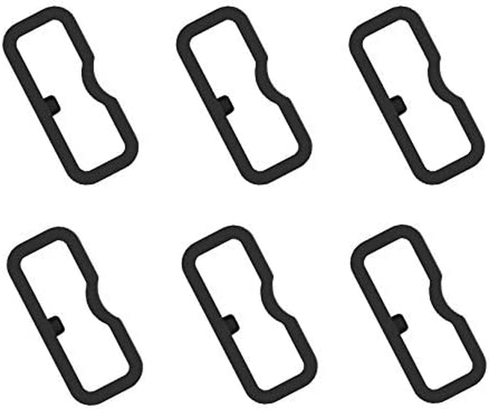 Ruentech 6-Pack Band Keeper Compatible with Amzon Halo View Band, Soft Silicone Replacement Fastener Rings Security Band Keeper/Holder/Clips for Amzon Halo View Band Loop  RuenTech   