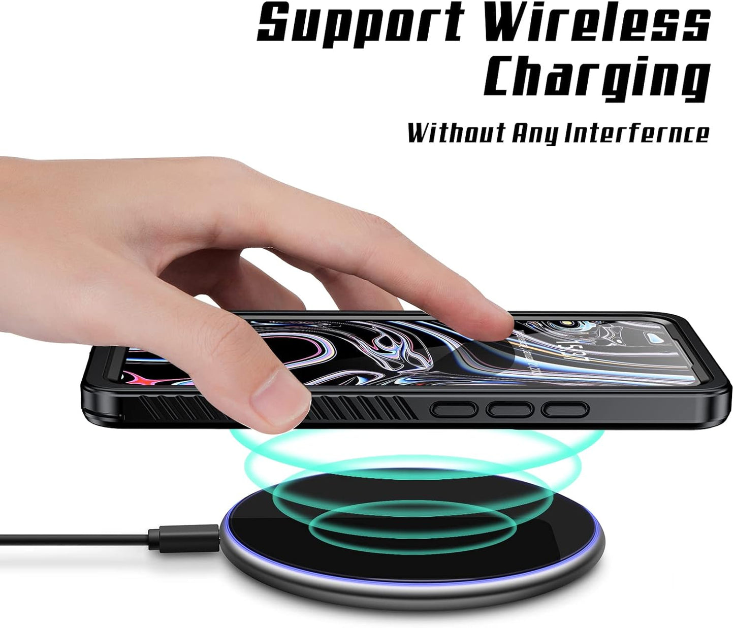 Joytra for Samsung Galaxy S22+ plus Case,S22 plus Case with Screen Protector,Ip68 Waterproof Shockproof Dirtproof Sandproof Full Body Heavy Duty Protective Case for S22 plus 5G 6.6 Inches (Black)  Joytra   