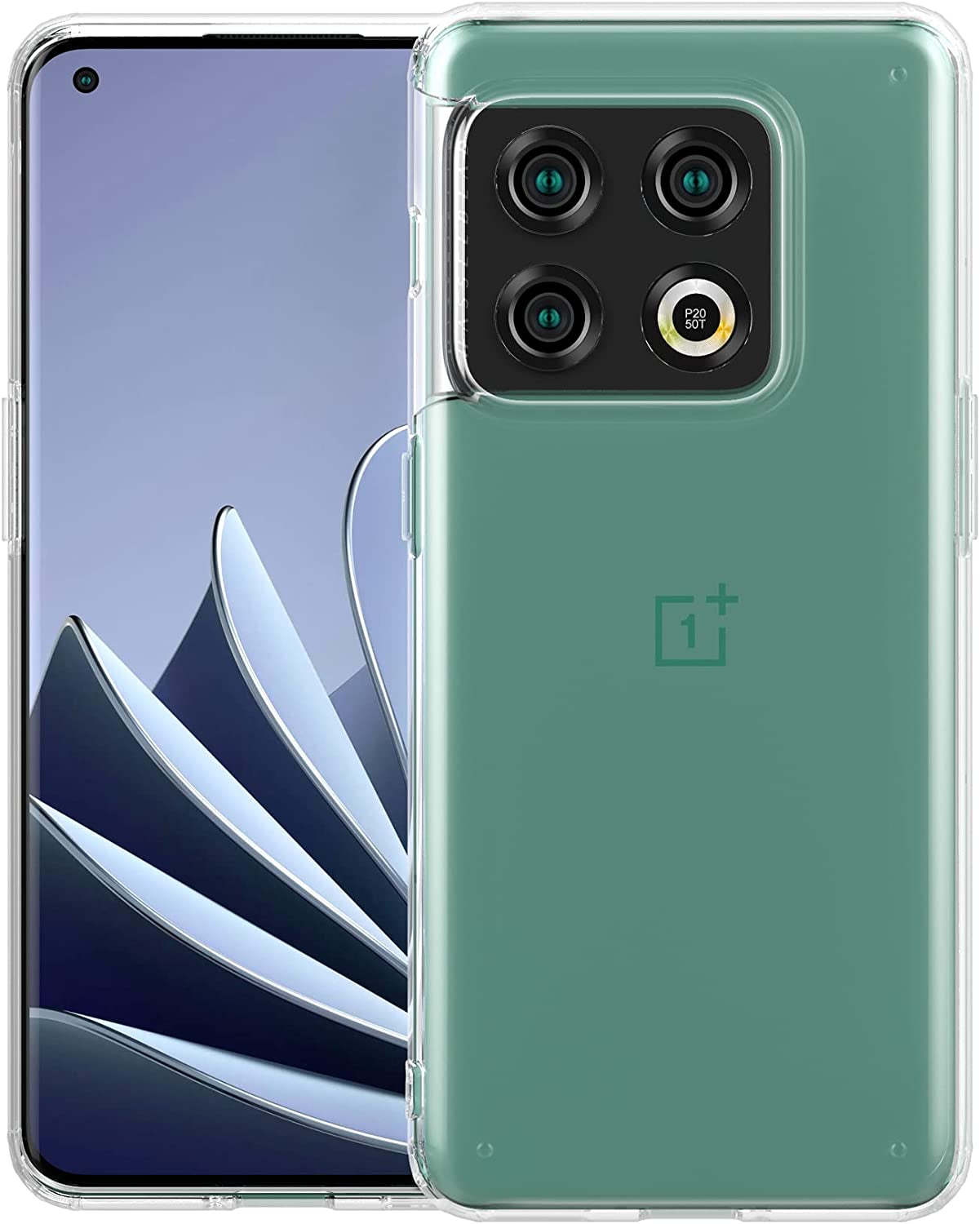 Clear Protective Case for Oneplus 9 Case Shockproof [Hard PC Back+Soft TPU Bumper] [Anti-Yellowing] [Support Wireless Charging] Protective Phone Case Cover for Oneplus 9, Transparent Clear  Eastcoo Clear Oneplus 10 Pro 