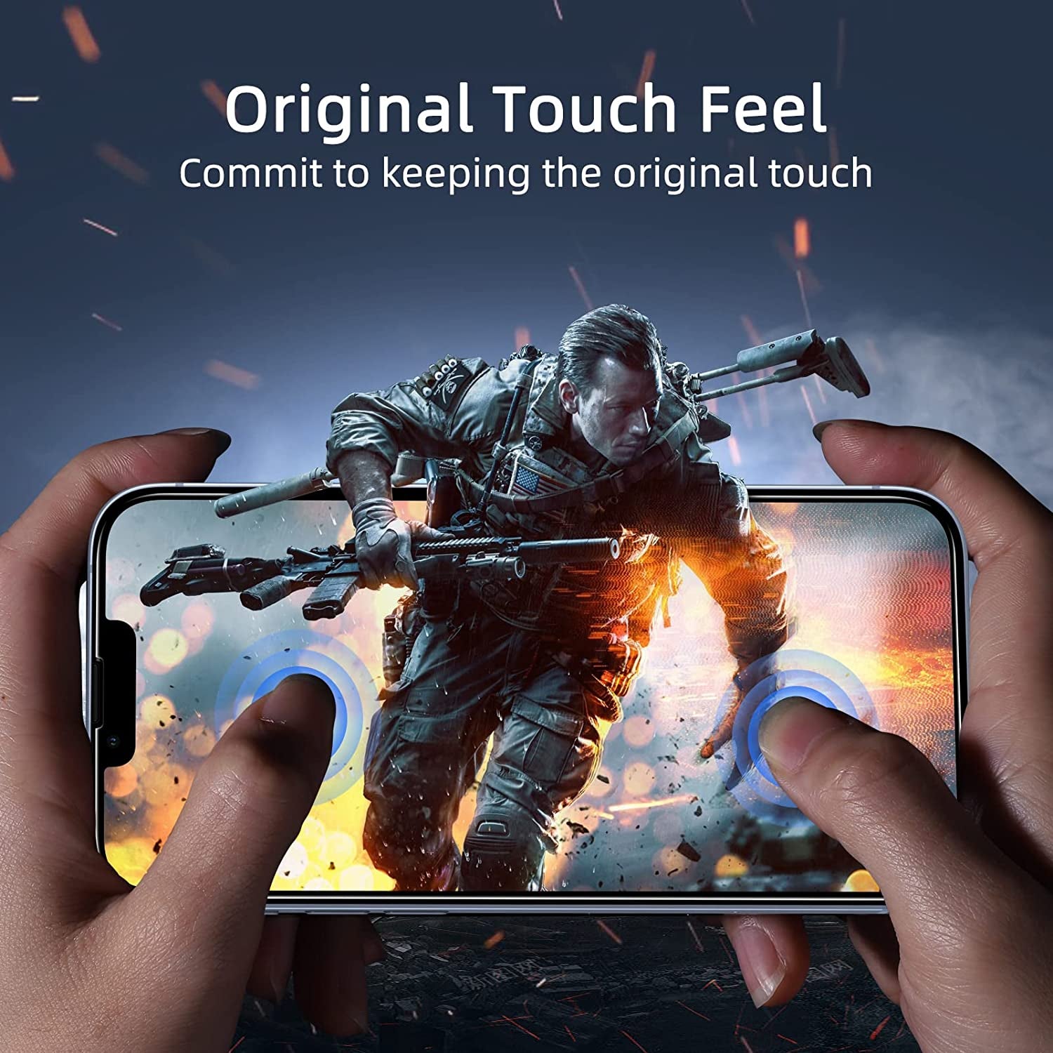 Privacy Screen Protector for Iphone 13/13 Pro/14 [2-Pack][6.1 Inch] Display Tempered Glass Film with Easy Installation Frame, Ultra HD, 9H Hardness, Scratch Resistant, Case Friendly, Full Coverage  Ruwa   