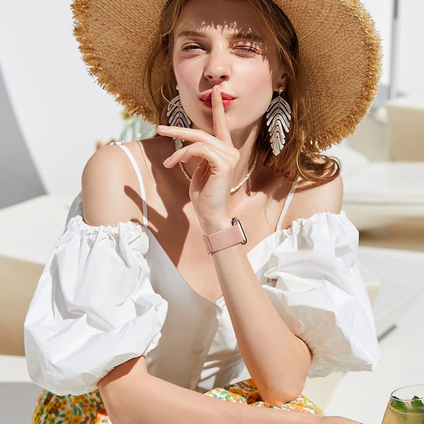 WANLISS Braided Bands Compatible with Apple Watch Band 38Mm 40Mm 41Mm 42Mm 44Mm 45Mm 49Mm for Women Men,Solo Loop Elastic Stretchy Straps Wristbands for Iwatch Series SE 8 7 6 5 4 3 2 Ultra,6Packs  WANLISS   