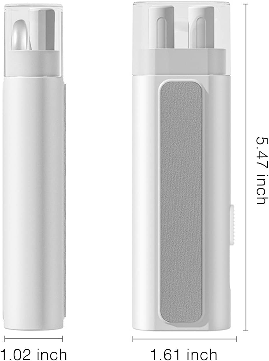 Earphone Keyboard Phone Cleaner Kit for Airpods Pro Macbook Iphone Ipod Camera,With Cleaning Pen and Cleaning Brush,Portable Multipurpose Cleaning Kit(Black)  Fuxless   