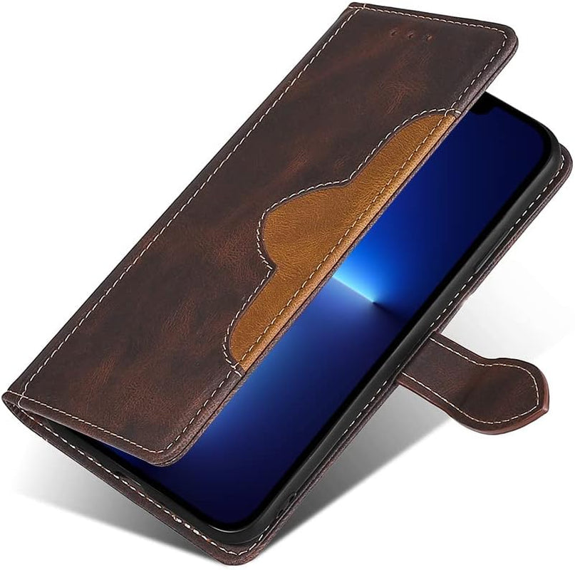 Fansipro Phone Cover Wallet Folio Case for LG G7 THINQ, Premium PU Leather Slim Fit Cover for G7 THINQ, 2 Card Slots, Easy Carry, Brown  Fansipro   