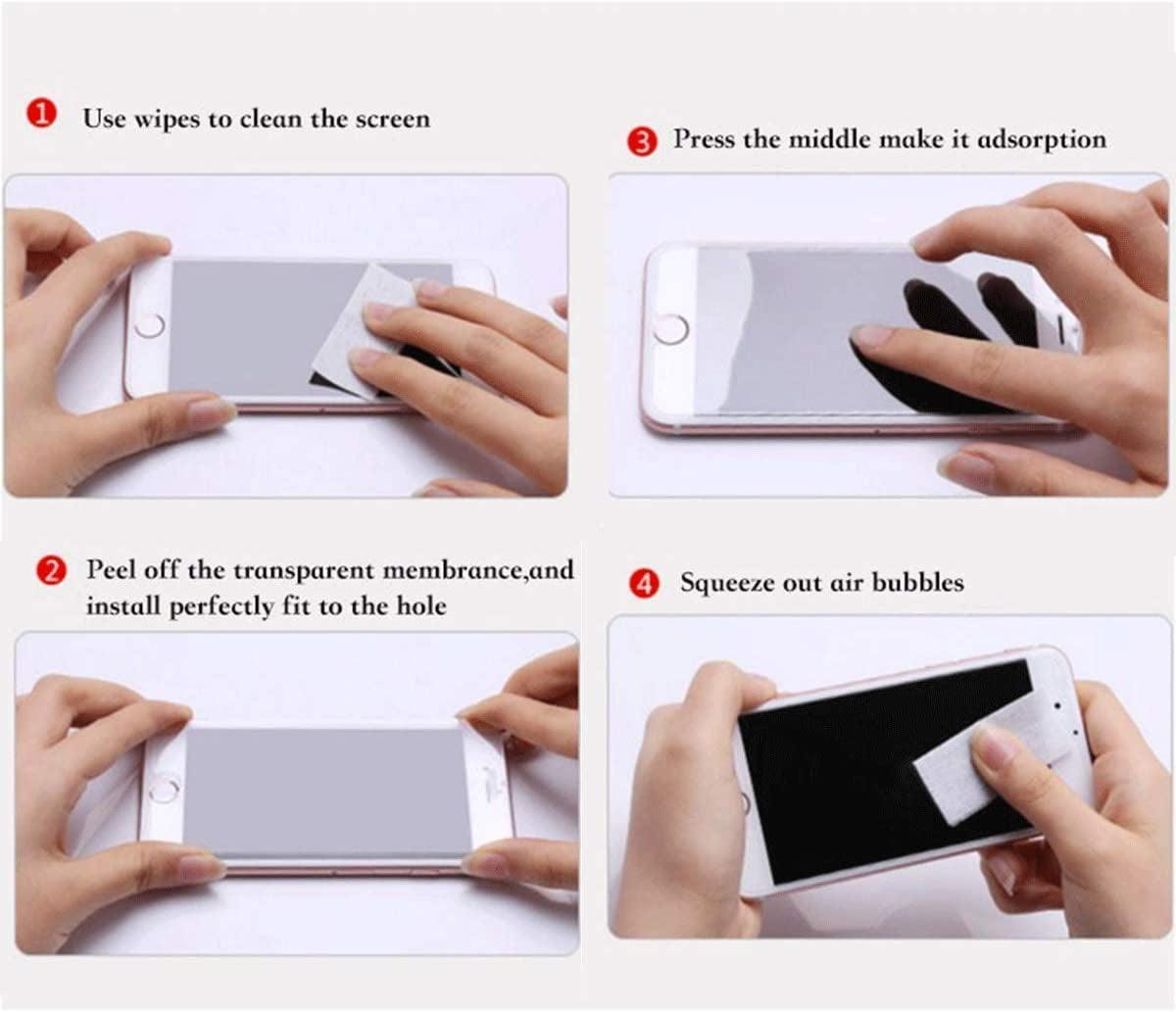 YZKJ Case for HTC Desire 20 Pro Cover + 3 X Screen Protector Tempered Glass Protective Film - Soft Gel Transparent TPU Silicone Protection Case for HTC Desire 20 Pro (6.5")  YZKJ   