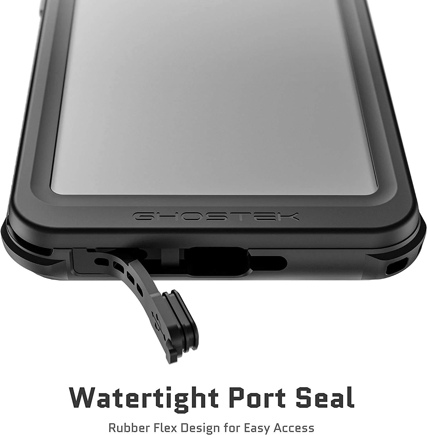 Ghostek NAUTICAL Heavy Duty S21 plus Case Waterproof Screen and Camera Lens Protector Built-In Tough Shockproof Protection Phone Covers Designed for 2021 Samsung Galaxy S21+ plus 5G (6.7 Inch) (Clear)  Ghostek   