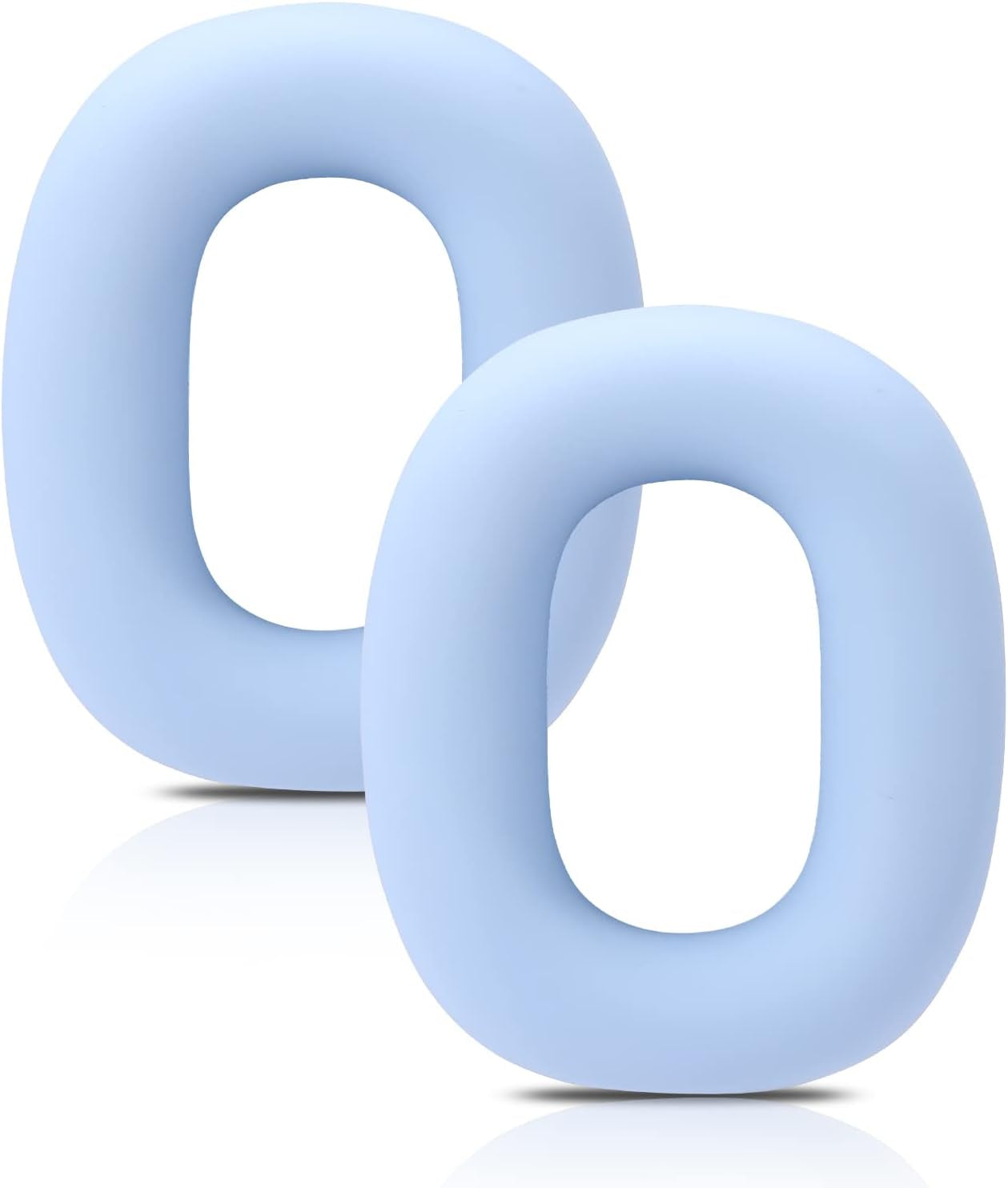 Damex Silicone Earpads Protector, Compatible with Airpods Max Ear Pad (White)  nakuya blue  