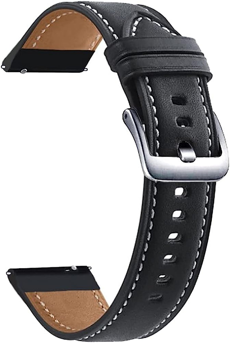 NDJQY Genuine Leather Replacement Strap for Garmin Venu 2 plus Smart Wristband for Garmin Venu 2 SQ Forerunner 245 645 158 Watch Band  NDJQY H For Forerunner 645 