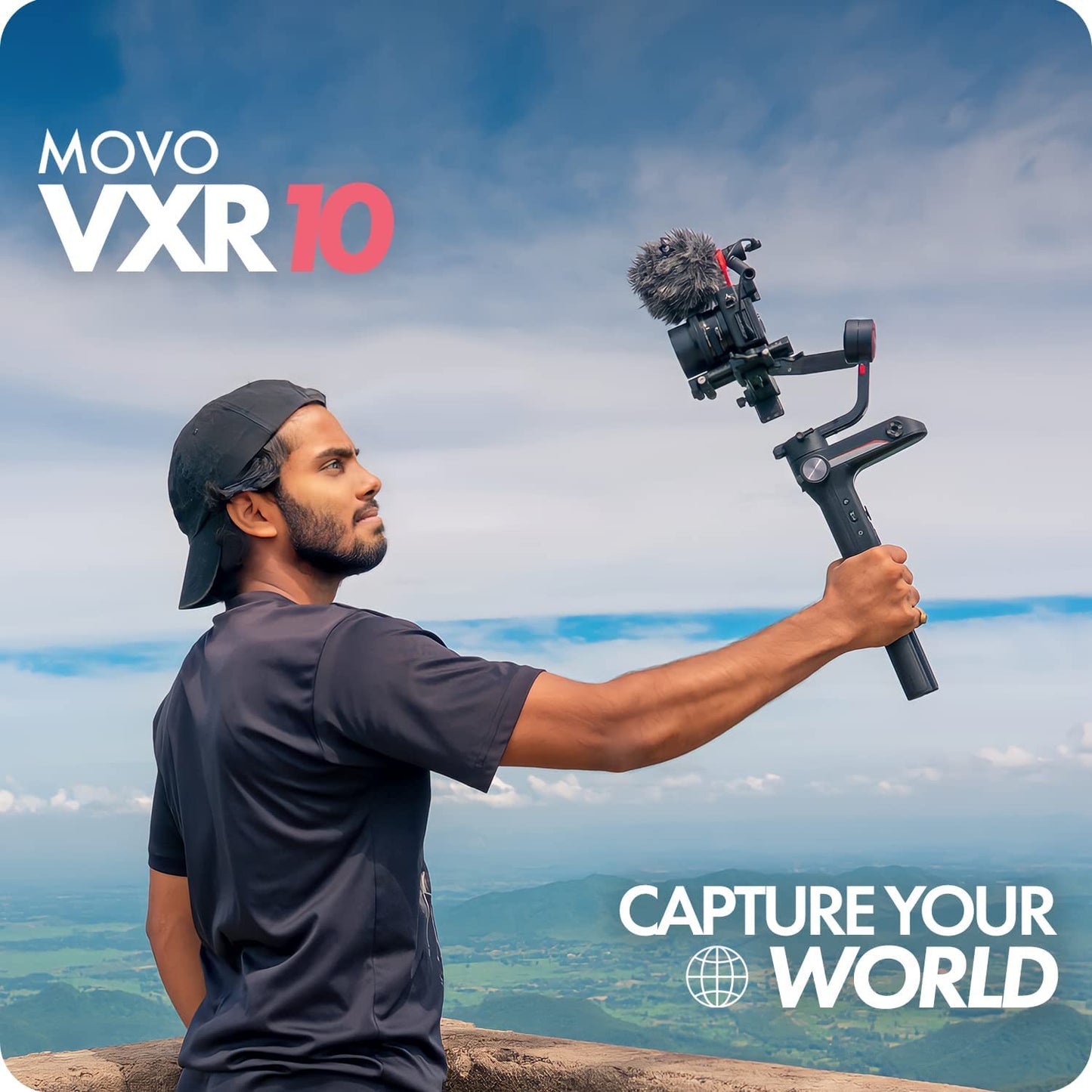 Movo VXR10 Universal Video Microphone with Shock Mount, Deadcat Windscreen, Case for Iphone, Android Smartphones, Canon EOS, Nikon DSLR Cameras and Camcorders - Perfect Camera Microphone, Shotgun Mic  Movo   