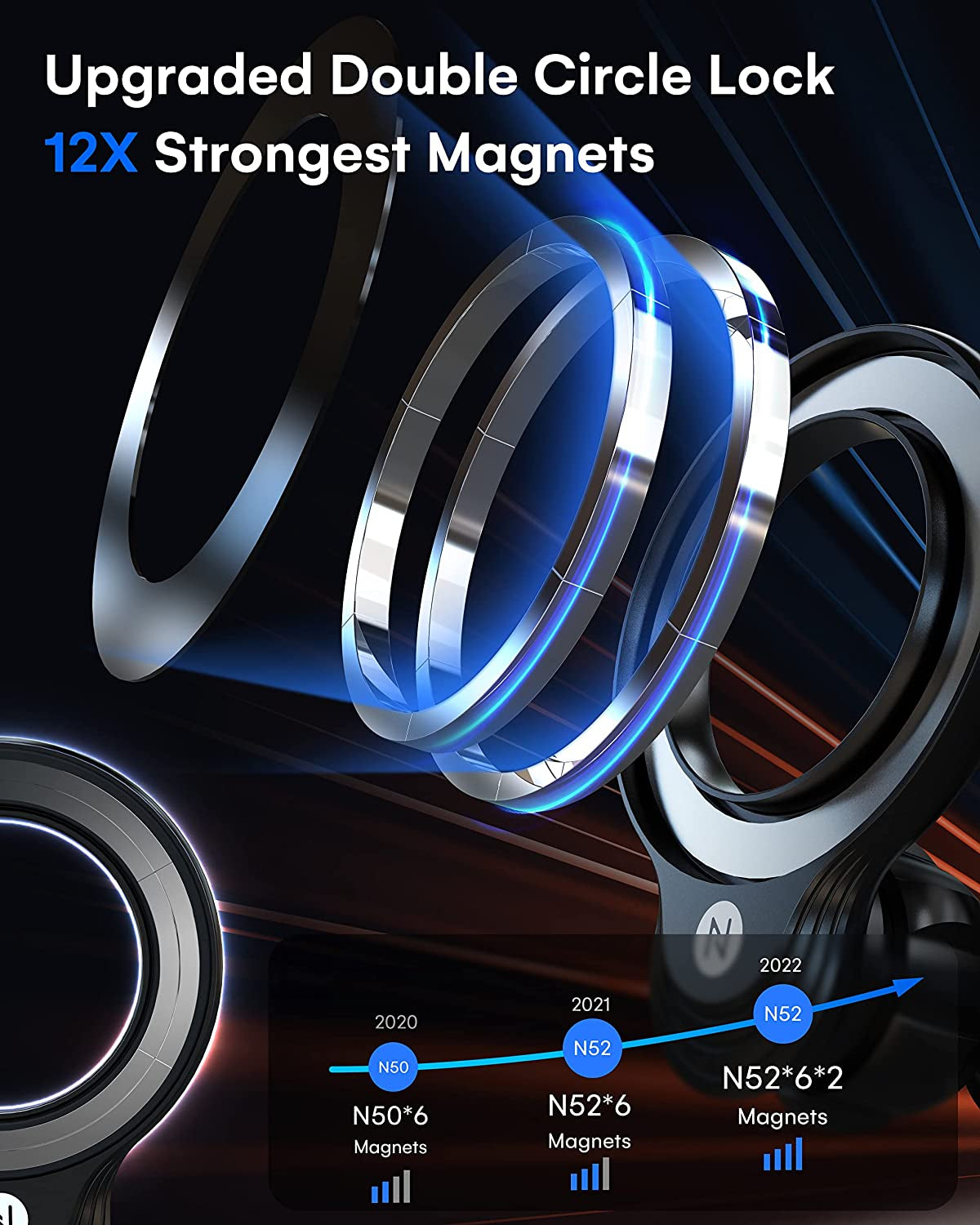 ZEEHOO Compatible with Magsafe Car Mount, Magnetic Phone Holder for Car [12 Strongest Magnets], Magnetic Car Vent Phone Mount [Non-Blocking&360 Rotation] for Iphone 14 13 12 Pro Max Mini & All Phones  ZeeHoo   