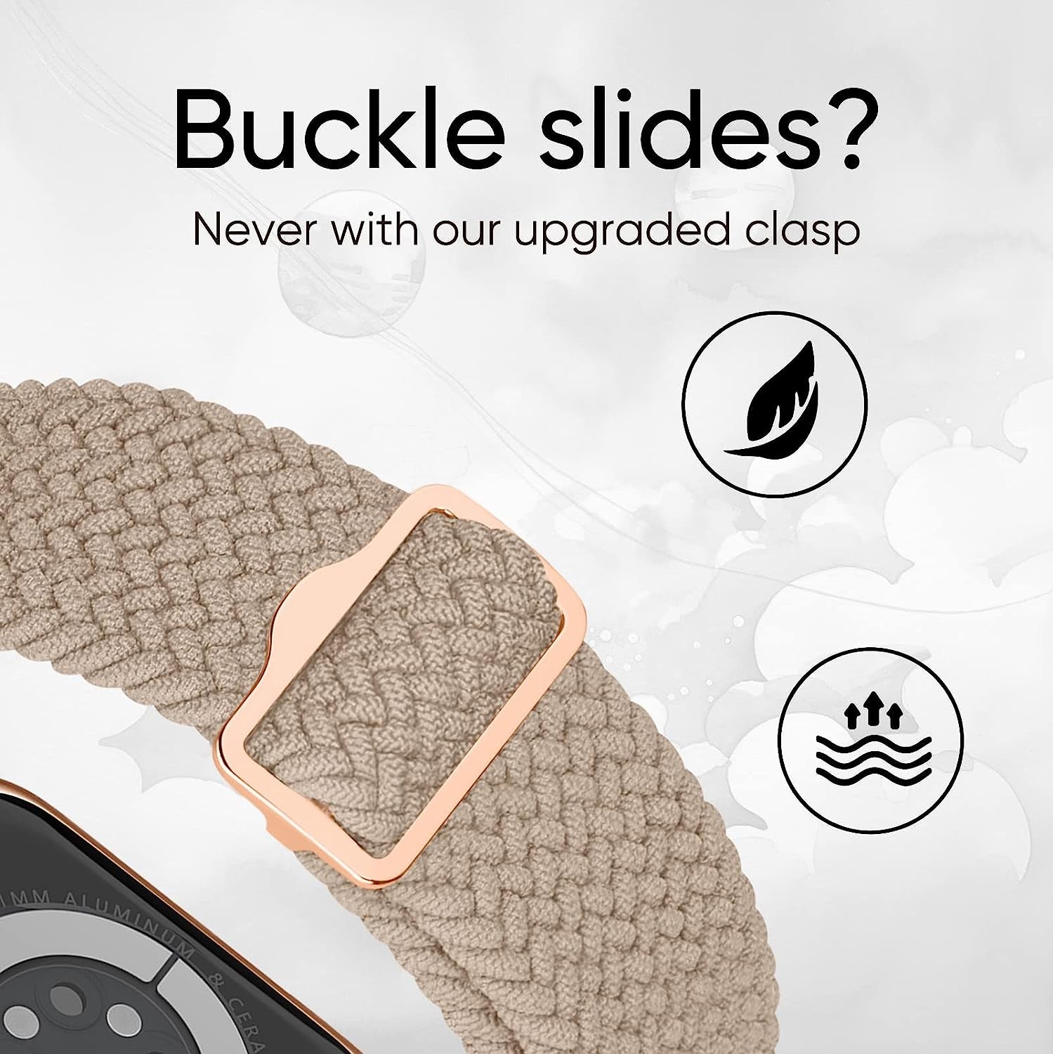 Braided Solo Loop 4 Pack Compatible with Apple Watch Band 38Mm 40Mm 41Mm 42Mm 44Mm 45Mm 49Mm Women Men, Adjustable Stretchy Strap Wristbands for Iwatch Band Ultra SE 8 7 6 5 4 3 2 1  Suitisbest   