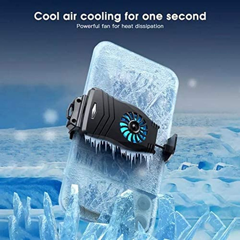 SXDS Niversal Mobile Phone Game Cooler System Cooling Fan Gamepad Stand Radiator Gaming Controller Joystick Accessory for Smart Phone  SXDS   