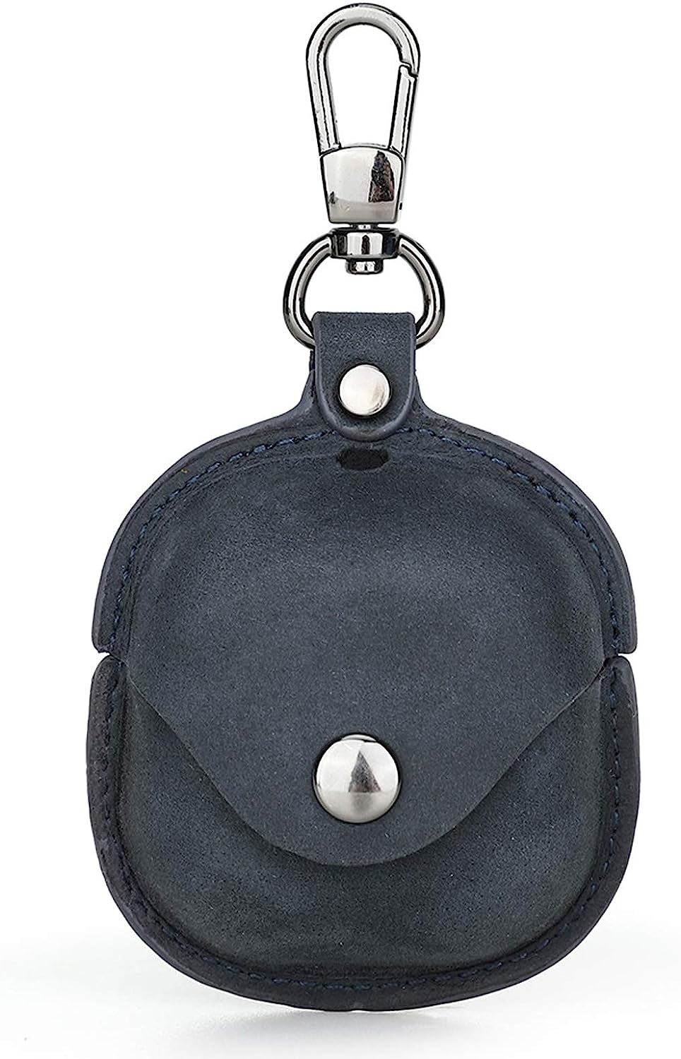 Kryfa Leather Case Compatible with Samsung Galaxy Buds 2 / Galaxy Buds Pro 2021, Galaxy Buds Live Protective Case with Keychain, Galaxy Earbuds Case Cover (Coffee)  ilmobile Blue  