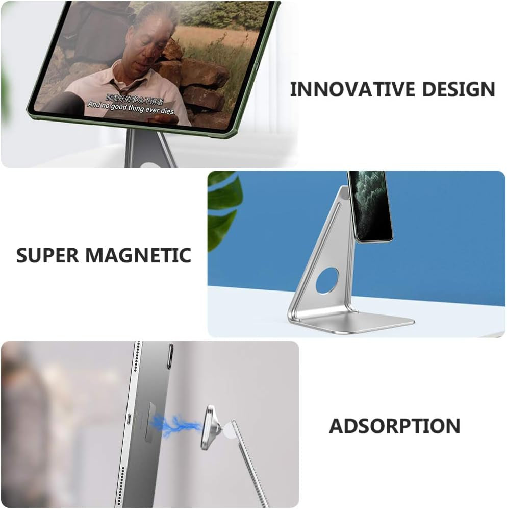 OSALADI Tablet Stand Tablet Holder Desktop Stand Magnetic Laptop Stand Notebook Holder Multifunction Cellphone Mount for Desk Table Tablet Holder Desktop Stand Tablet Holder  OSALADI   