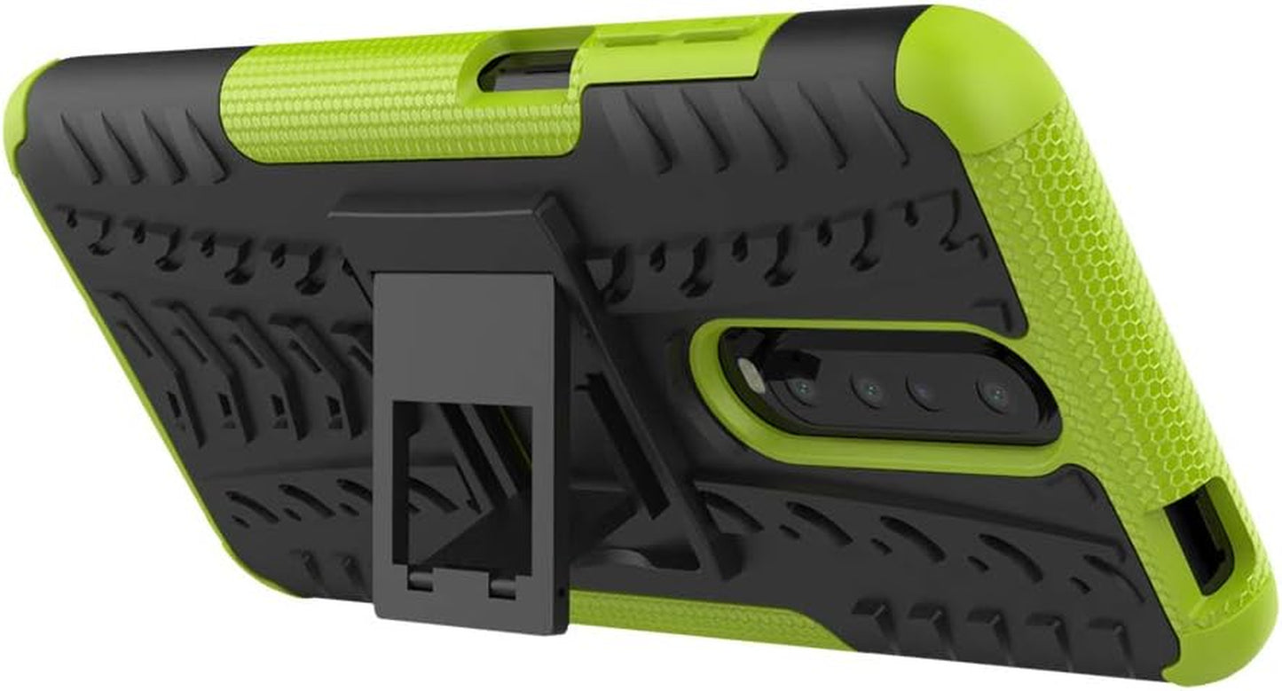 Wentian Xiaomi Redmi K30 / Poco X2 Case, Caseexpert® Heavy Duty Shockproof Rugged Impact Armor Hybrid Kickstand Protective Cover Case for Xiaomi Redmi K30 / K30 Pro/Poco X2 Green  CaseExpert   