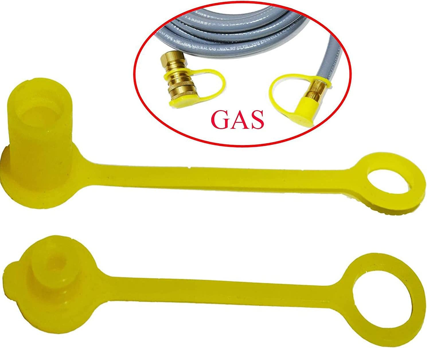 Aupro 3/8 Gas Port Plug and Dust Cap 3/8" Quick Disconnect Connect Propane Natural LP  AuPro   