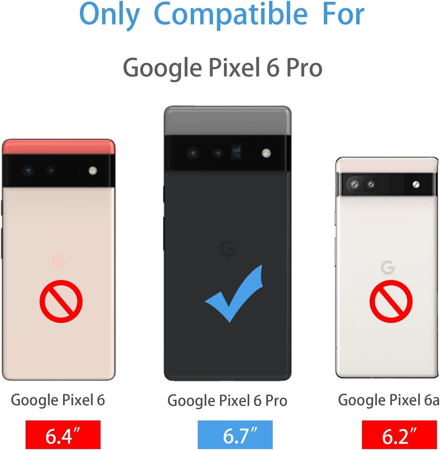 ZZXX Google Pixel 6 Pro Case Wallet with Card Slot Premium Soft PU Leather Zipper Flip Folio Wallet with Wrist Strap Kickstand Protective for Google Pixel 6 Pro Wallet Case(Blue 6.7 Inch)  ZZXX   