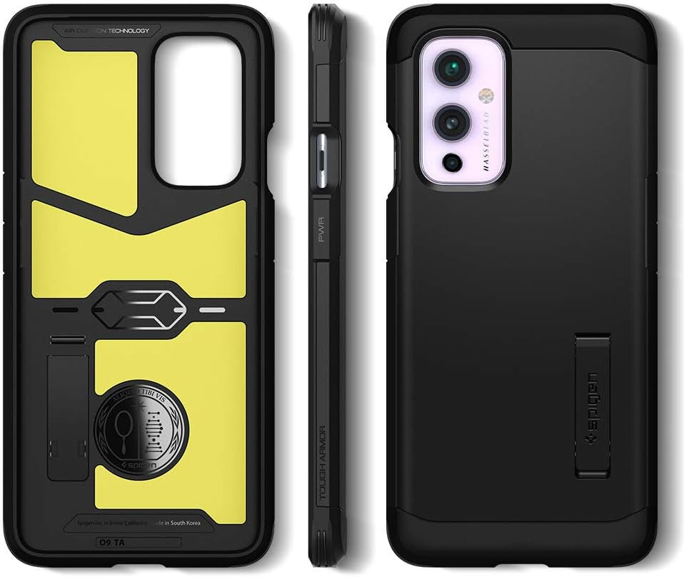 Spigen Tough Armor [Extreme Protection Tech] Designed for Oneplus 9 Case 5G [Compatible with NA & EU Versions, NOT Compatible with CH & in Versions] (2021) - Black  Spigen   