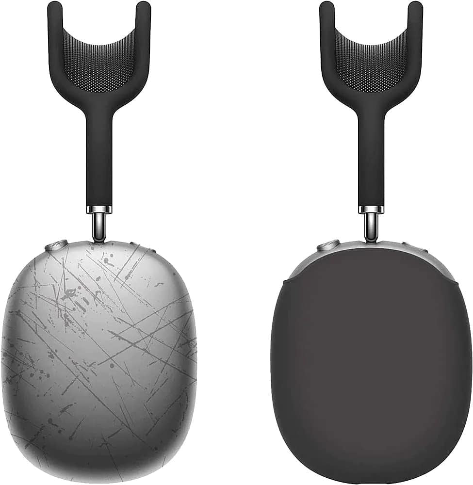 Saharacase Liquid Silicone Cover Case for Apple Airpods Max [Rugged] Headphone Protection Antislip Grip Slim (Black)  ZERODAMAGE SAHARA CASE   